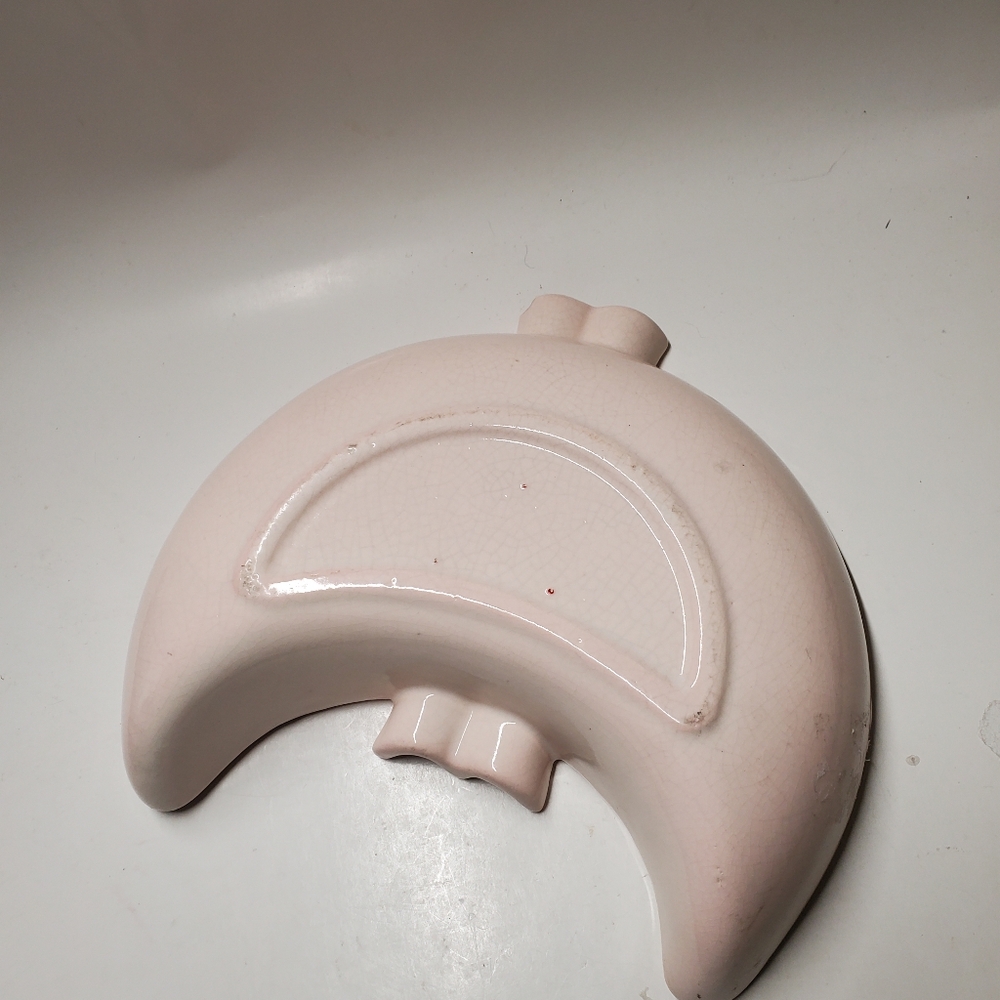 Mid-Century Modern Maddox of California Pale Pink Ashtray Vintage Chic - Picture 8 of 8